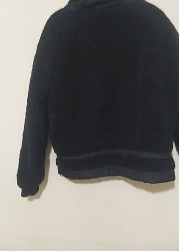 Düğmeli Siyah Erkek Polar Mont - Görsel 2