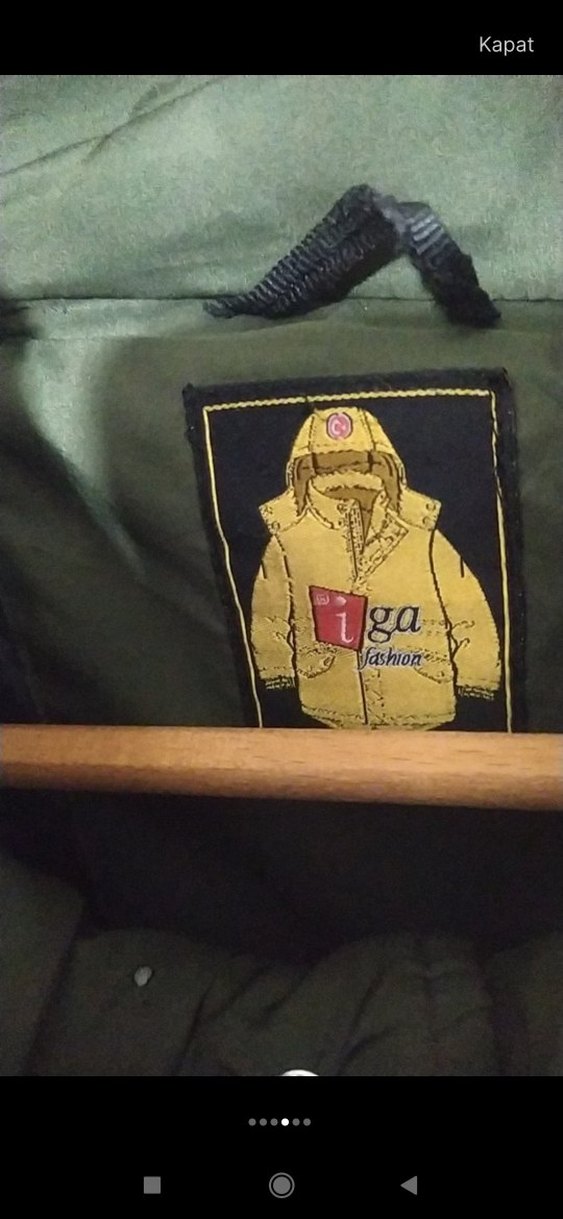 Düğmeli Siyah Erkek Polar Mont - Görsel 3