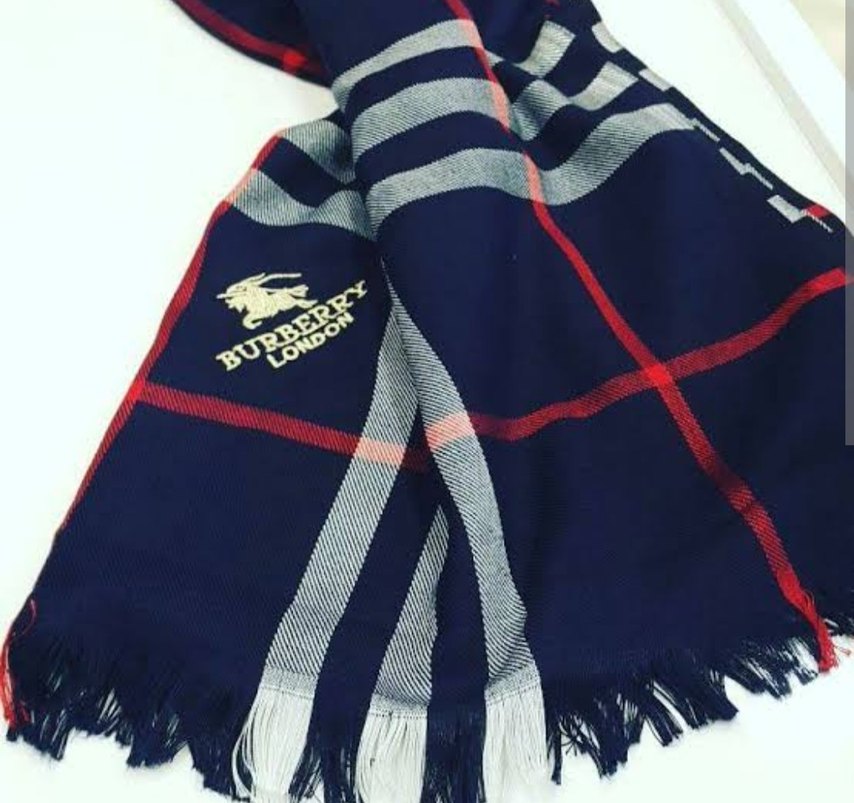 Kadın Lacivert Drapeli Şal - Görsel 2