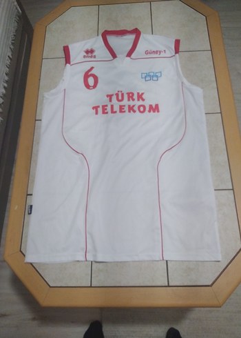 Errea Beyaz Erkek Spor Kolsuz Forması basketbol  - Görsel 6