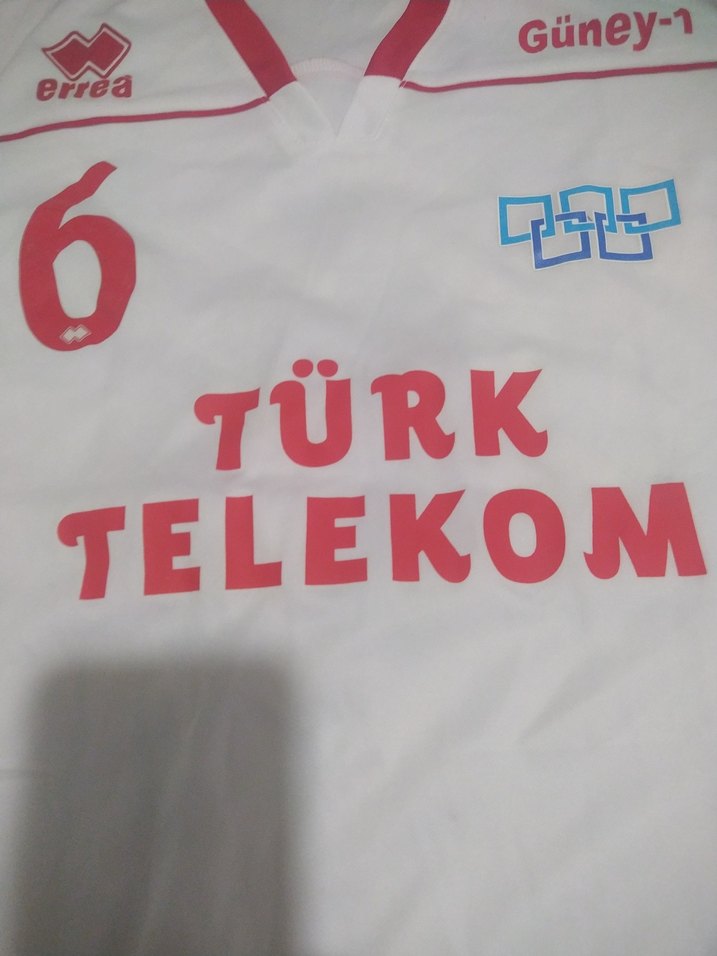 Errea Beyaz Erkek Spor Kolsuz Forması basketbol  - Görsel 2