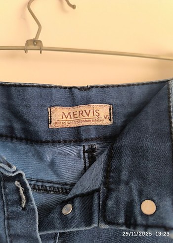 mavi kot etek 46 beden - Görsel 3