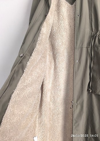 haki ara boy parka - Görsel 4