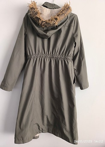 haki ara boy parka - Görsel 2