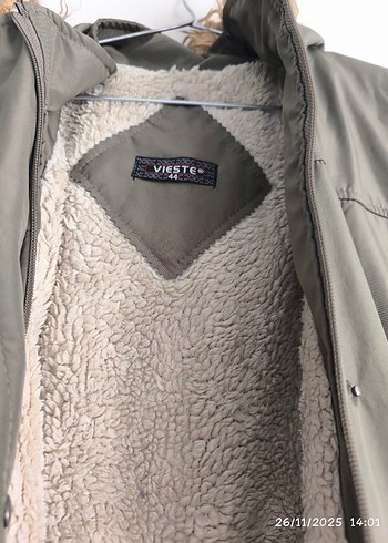 haki ara boy parka - Görsel 5