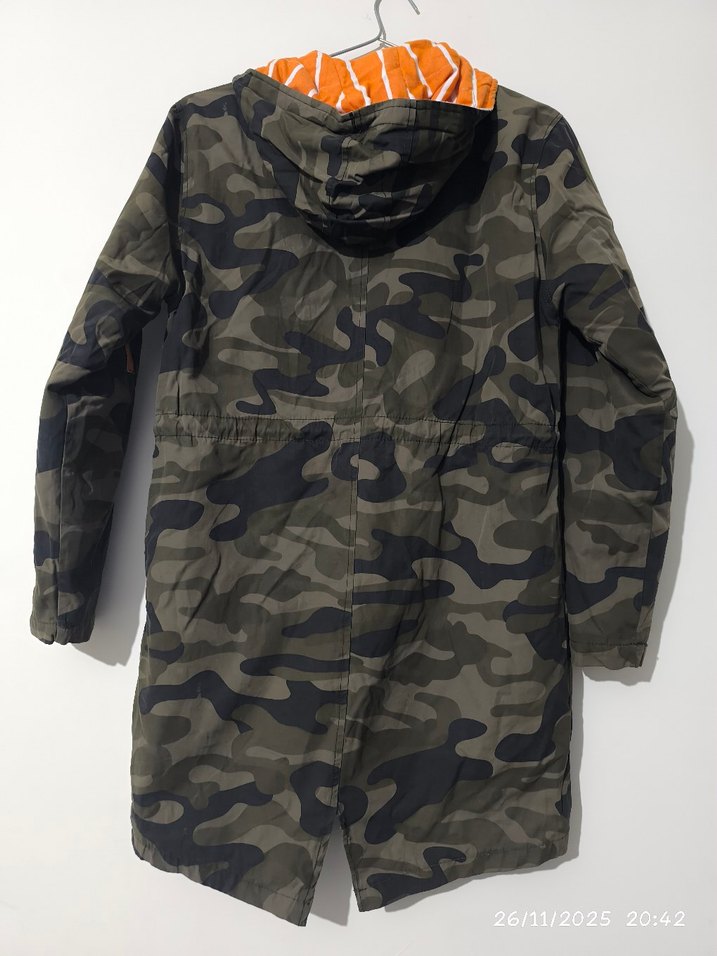 Kahverengi Kamuflaj çocuk Parka - Görsel 2