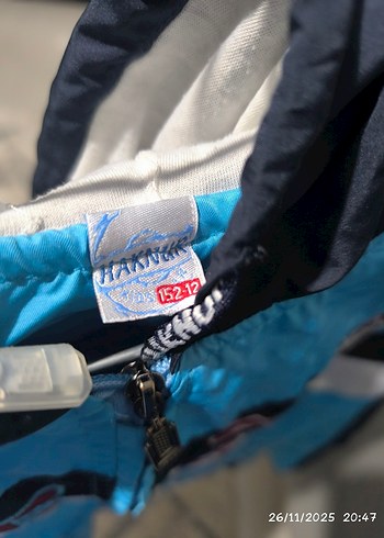 Mavi Fermuarlı Erkek Çocuk yağmurluk - Görsel 2