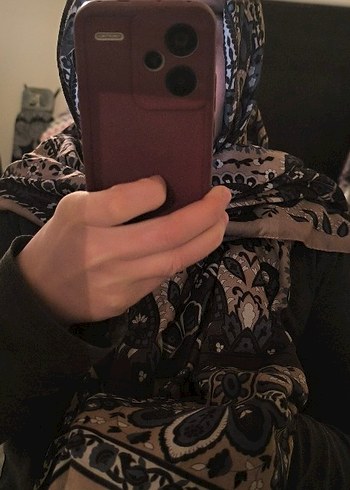 renkli 6 adet eşarp, şal - Görsel 3