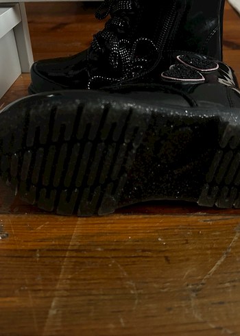 Kızlar için Siyah Gotik bot - Görsel 4