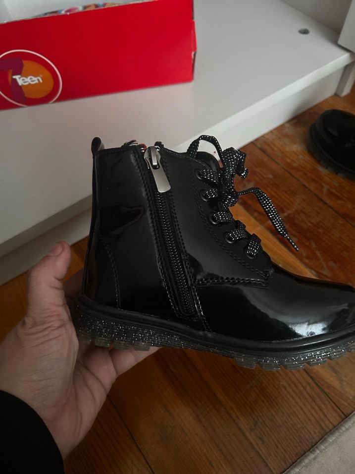 Kızlar için Siyah Gotik bot - Görsel 3