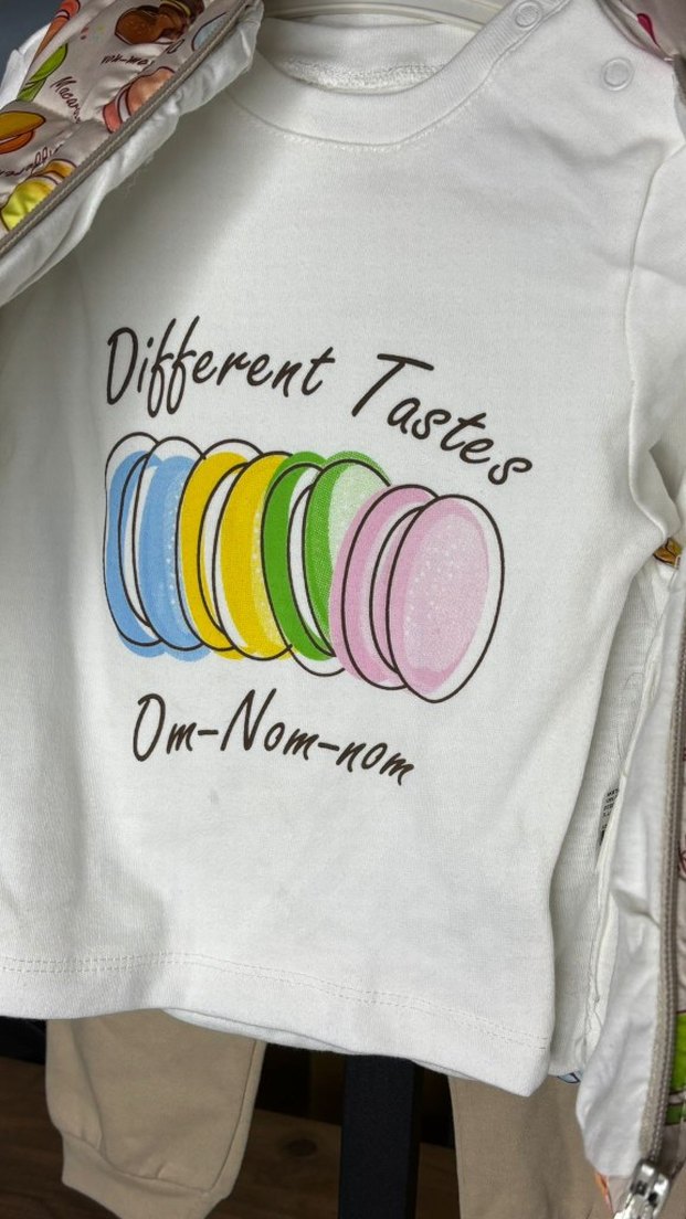 Kız Çocuk Renkli Baskılı Pamuklu Puff Yelek - Görsel 2