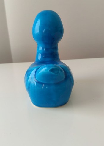 Alopaşalı imzalı vintage çini biblo - Görsel 5