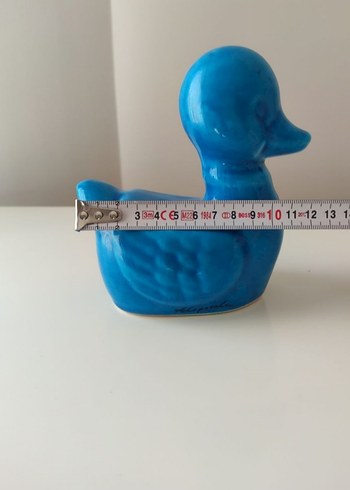 Alopaşalı imzalı vintage çini biblo - Görsel 8