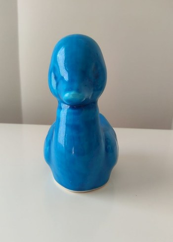 Alopaşalı imzalı vintage çini biblo - Görsel 3