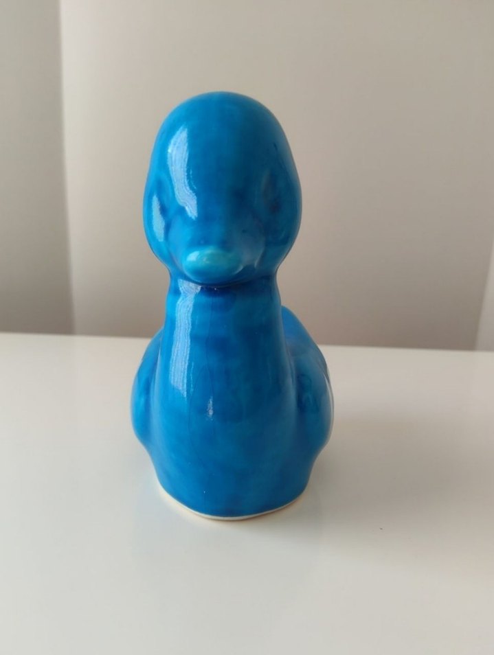 Alopaşalı imzalı vintage çini biblo - Görsel 3