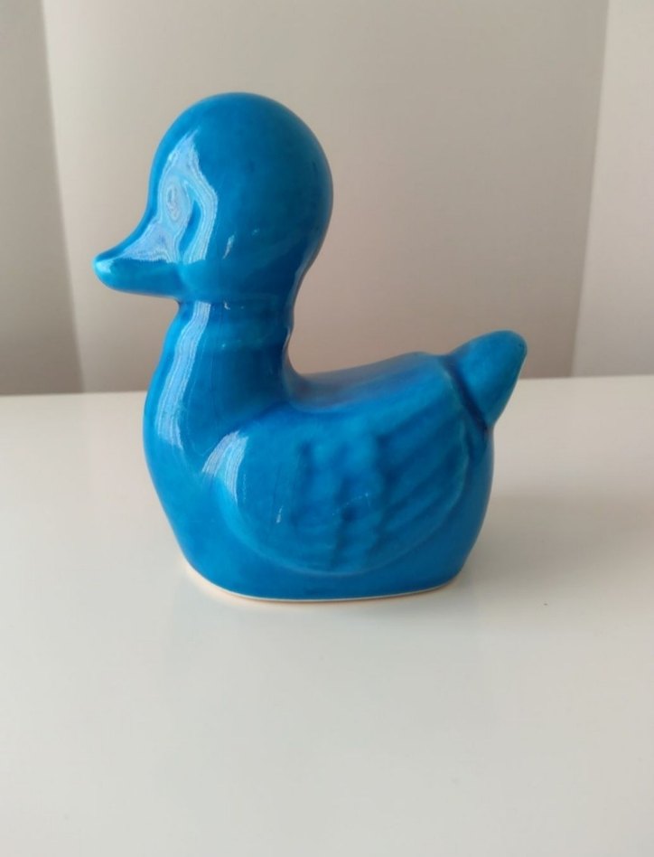 Alopaşalı imzalı vintage çini biblo - Görsel 4