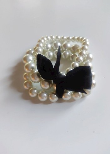 Claire's marka 3 sıra inci bileklik - Görsel 2