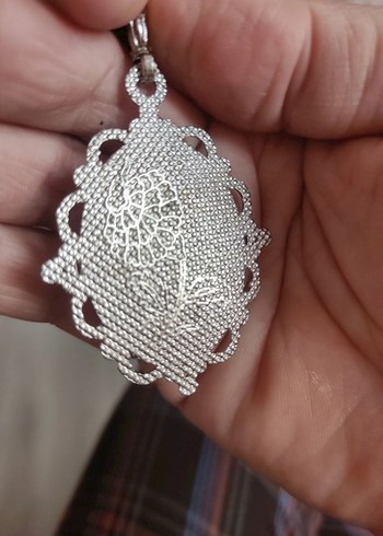 El boyama vintage kolye - Görsel 6