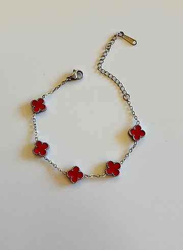 Kırmızı Van cleef bileklik