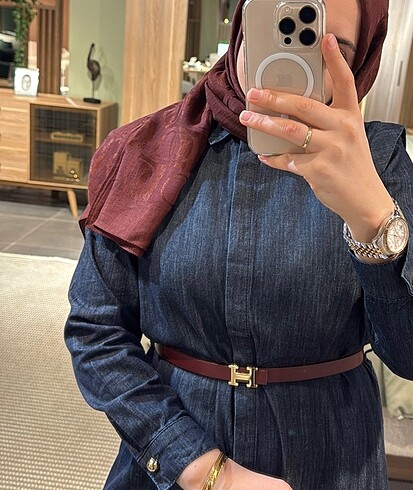 Hermes bordo kemer