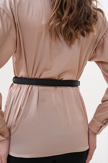 Hermes Siyah kilit kemer