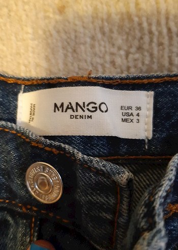 Kadın Denim Mini Şort - Görsel 2