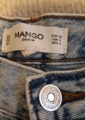 Kadın Açık Mavi Kot Şort - Görsel 2