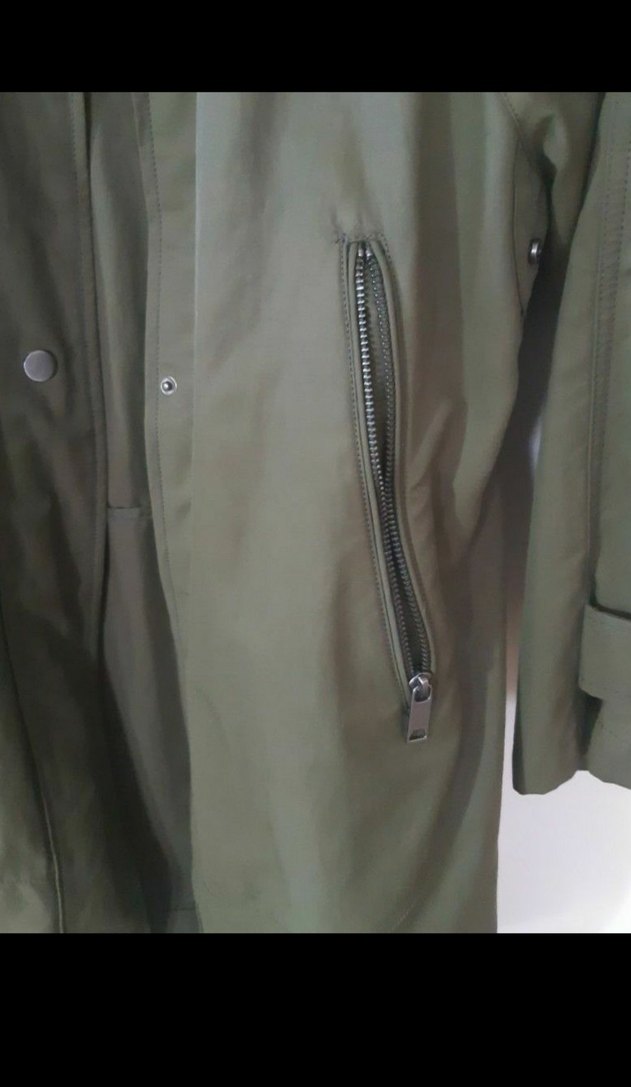 Kadın Haki Parka - Görsel 4