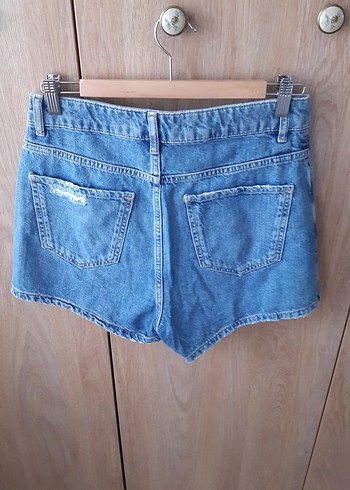 Mini Denim Şort Etek - Görsel 4