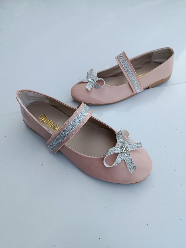 Kız Çocuk Pembe Fiyonklu Babet - Görsel 2