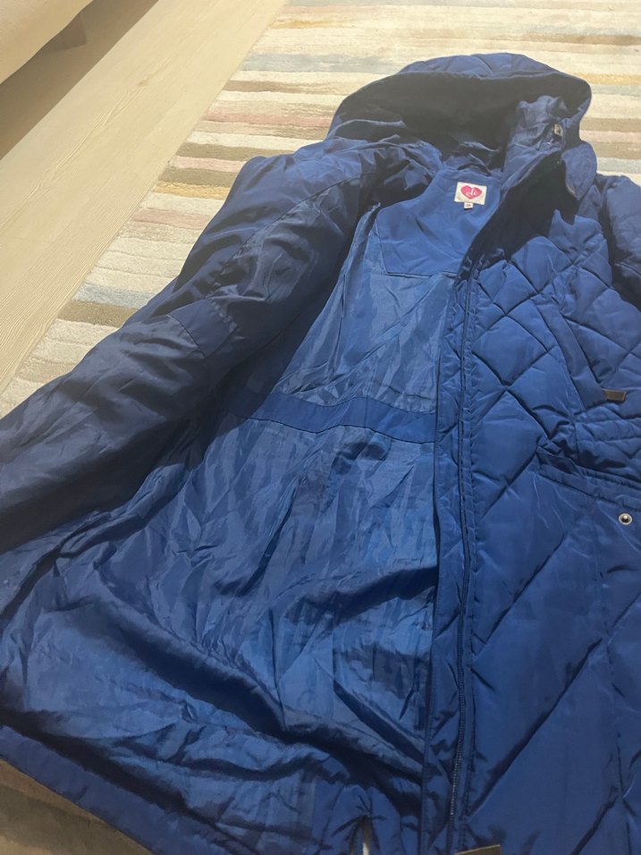 Kadın Lacivert Midi Kışlık Ceket - Görsel 3