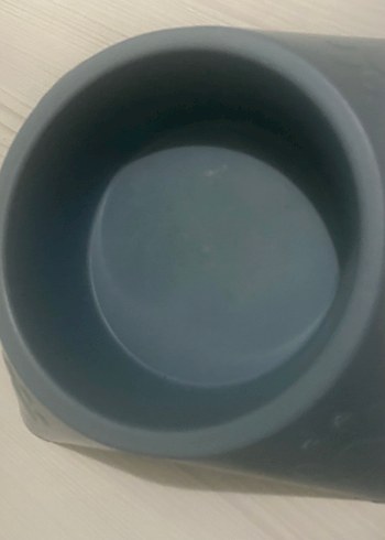 Beyaz ve Gri Silikon Evcil Hayvan Mama Kabı 2 tane - Görsel 4