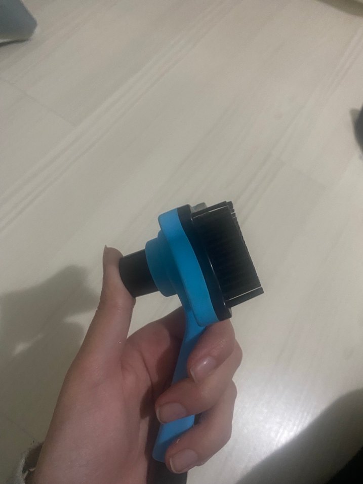 Plastik Kedi Ve Köpek Tüy Toplayıcı Basmalı Tarak Kaşıma Fırçası - Görsel 2