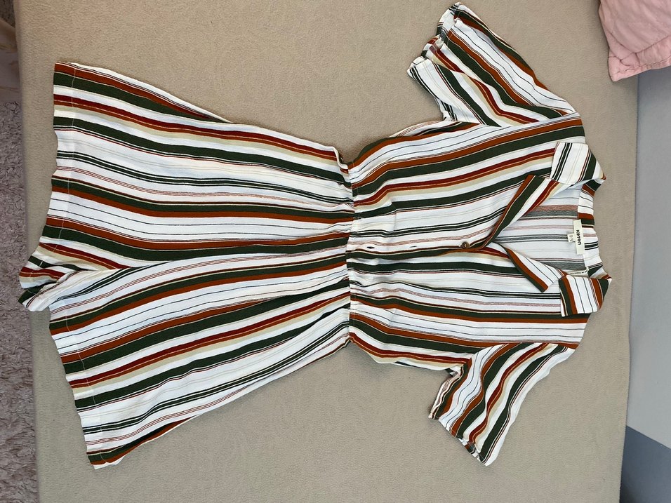 Koton Çizgili şort tulum - Görsel 2