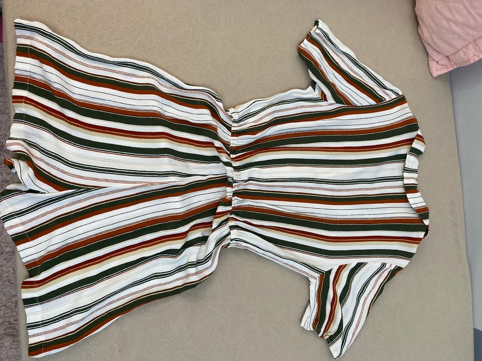 Koton Çizgili şort tulum - Görsel 4