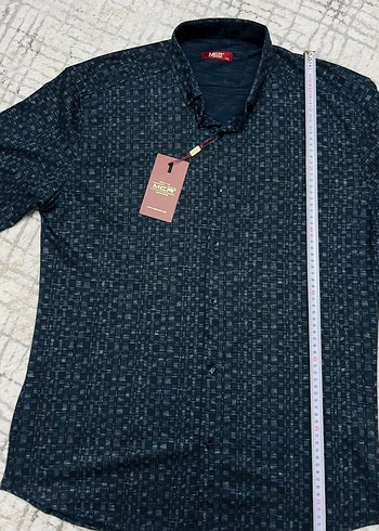 Mcr marka Erkek Lacivert Desenli Gömlek - Görsel 6