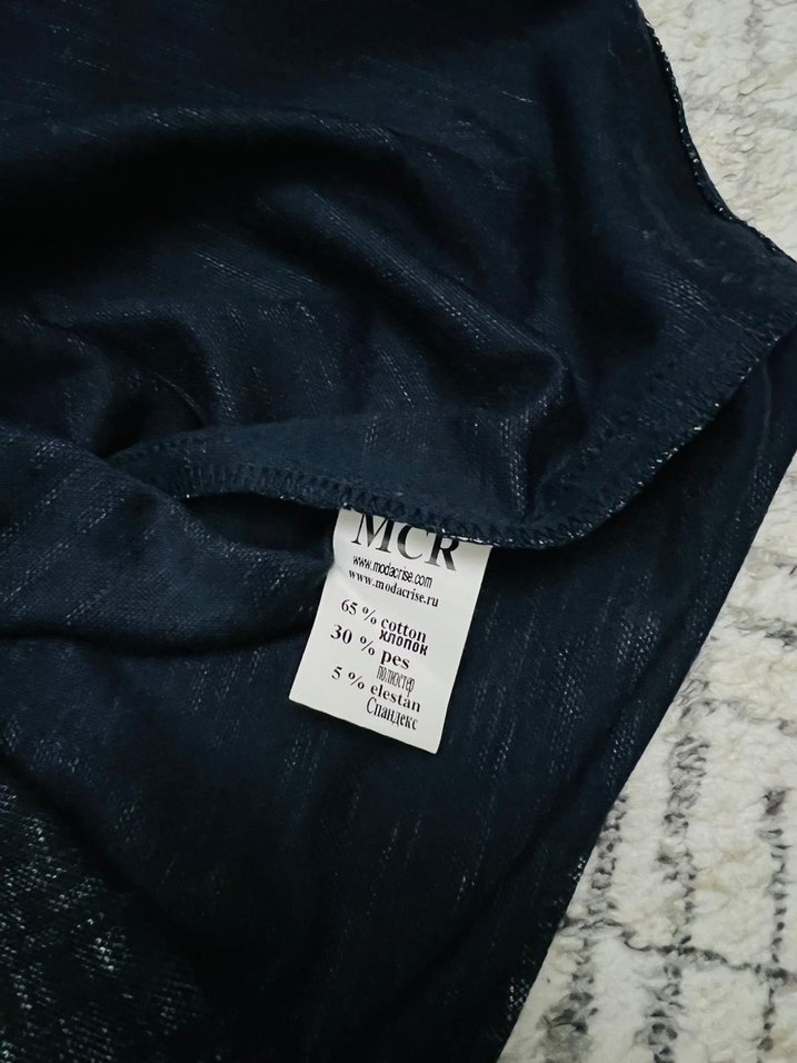 Mcr marka Erkek Lacivert Desenli Gömlek - Görsel 4