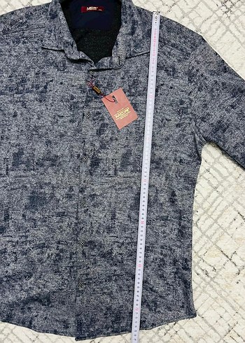 MCR marka Gri Batik Desenli Uzun Kollu Erkek Gömlek - Görsel 5
