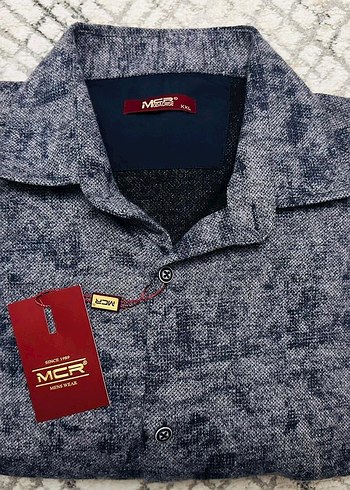 MCR marka Gri Batik Desenli Uzun Kollu Erkek Gömlek - Görsel 4