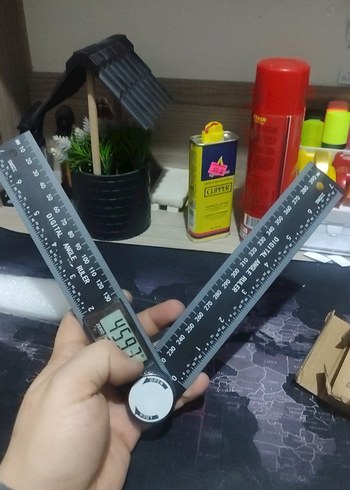 Vodibov Dijital Açı Ölçer Gri - Görsel 10