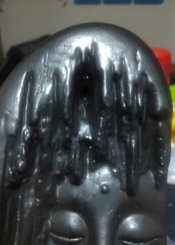 Siyah Yüz Figürlü Dekoratif tütsülük - Görsel 3