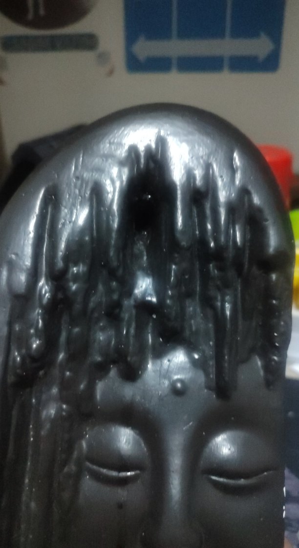 Siyah Yüz Figürlü Dekoratif tütsülük - Görsel 3