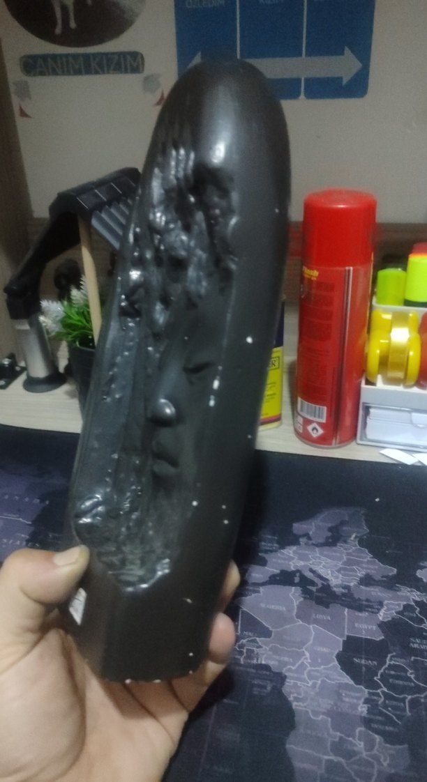 Siyah Yüz Figürlü Dekoratif tütsülük - Görsel 2