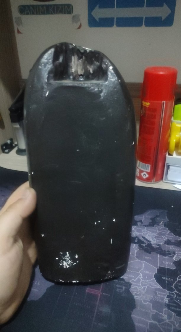 Siyah Yüz Figürlü Dekoratif tütsülük - Görsel 5