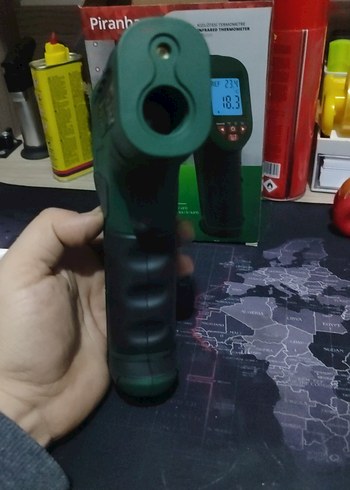 Piranha Kızılötesi Termometre PIT-6009 - Görsel 6