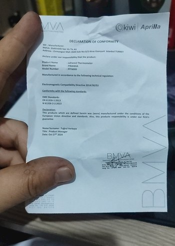 Piranha Kızılötesi Termometre PIT-6009 - Görsel 16