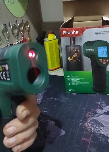 Piranha Kızılötesi Termometre PIT-6009 - Görsel 13