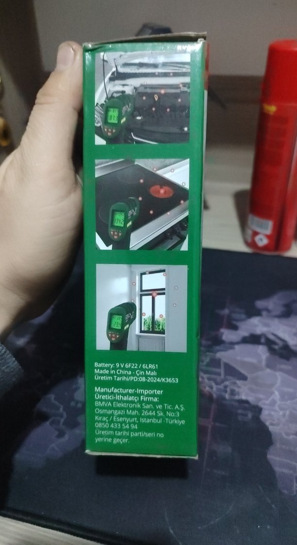 Piranha Kızılötesi Termometre PIT-6009 - Görsel 4