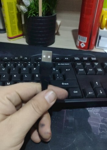 Piranha Siyah Kablolu Klavye - Görsel 4