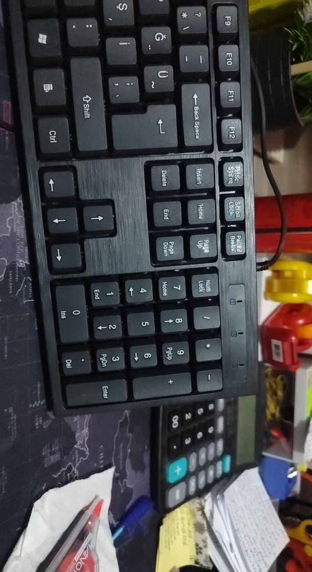 Piranha Siyah Kablolu Klavye - Görsel 3